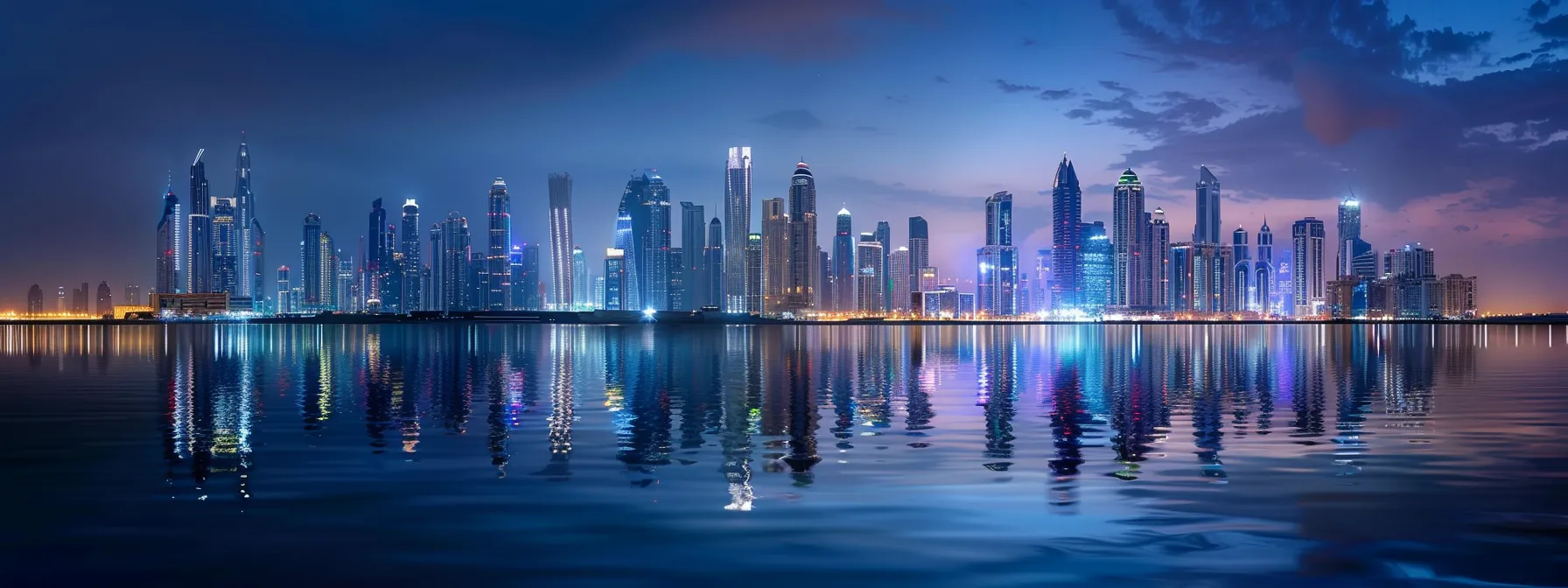 a serene, futuristic eco-city skyline illuminated by renewable energy sources, symbolizing the forefront of sustainable living and environmental innovation.