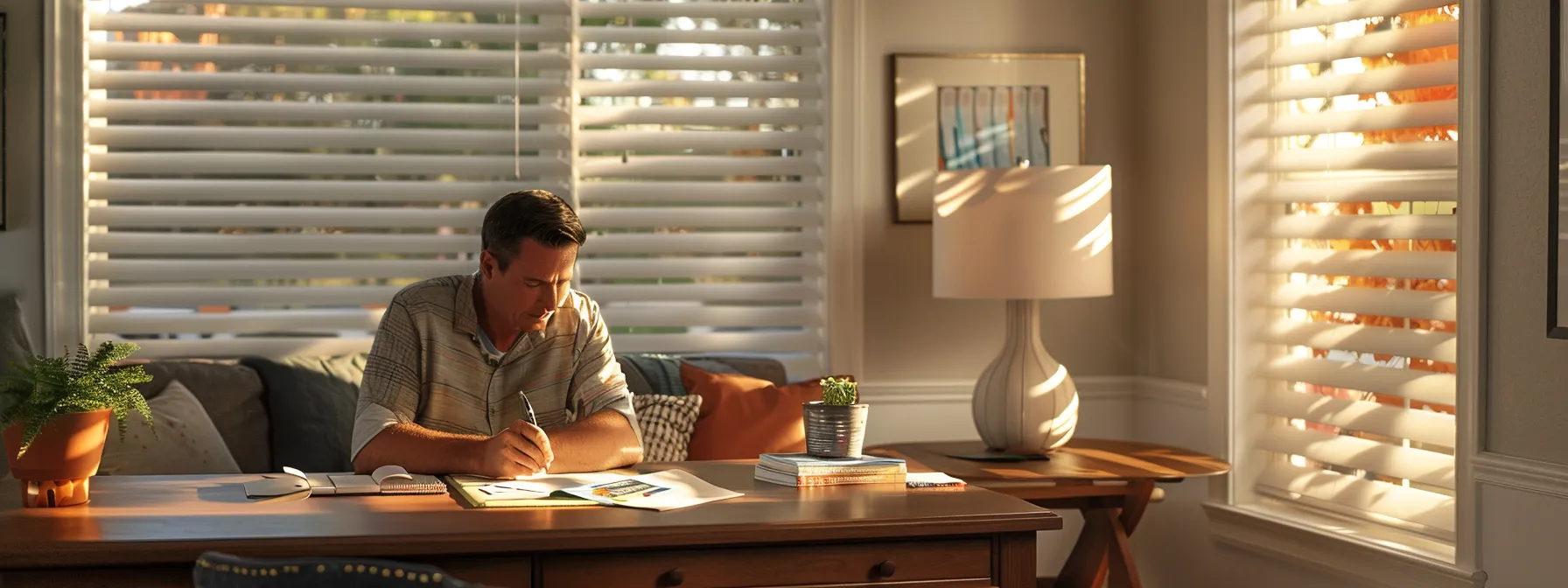 a homeowner carefully reviewing a detailed spreadsheet with colorful graphs and charts, planning and budgeting for hoa fees in babcock ranch.