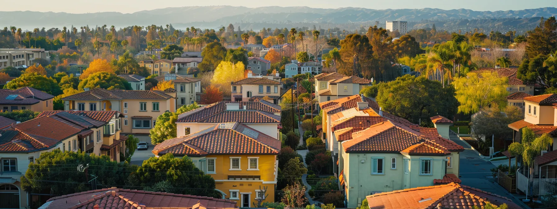 a diverse neighborhood showcasing various housing options, from colorful dormitories to cozy shared homes, reflects the range of choices individuals have when exploring different housing solutions.