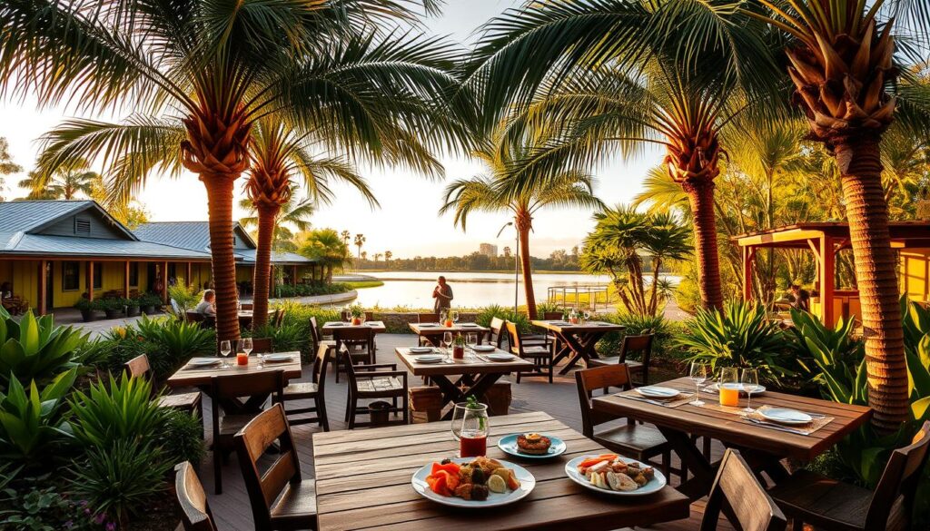Babcock Ranch Dining Landscape