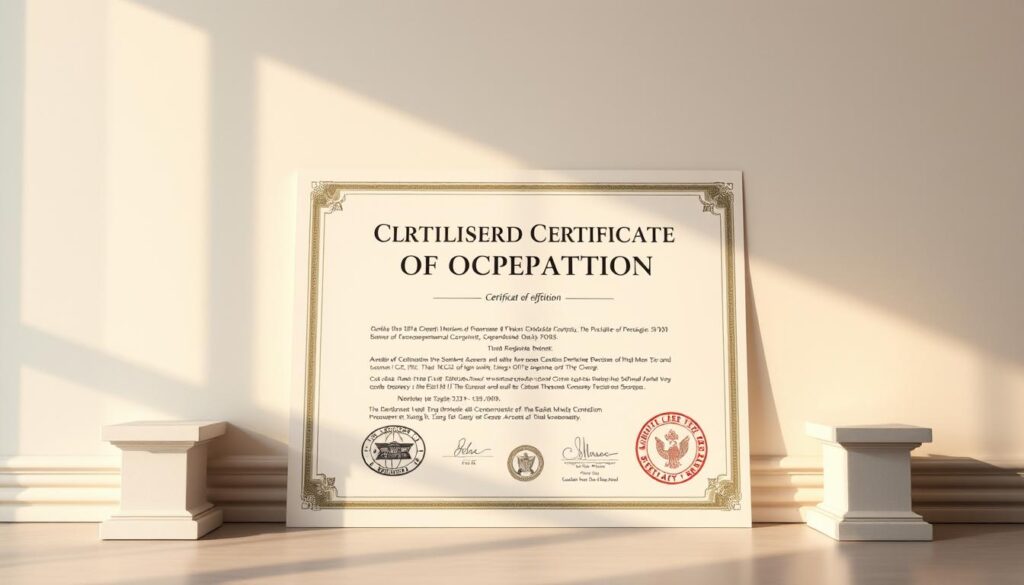 what is a certificate of occupancy