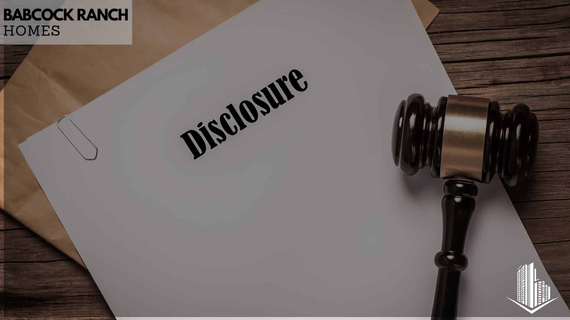 common disclosure categories and requirements