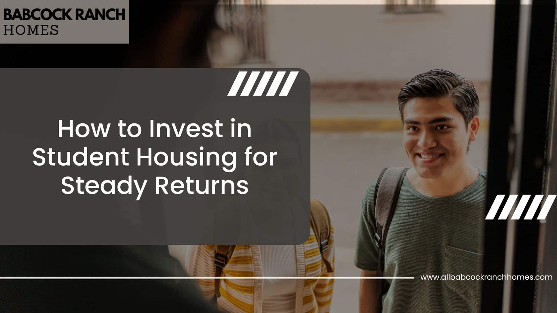 how to invest in student housing for steady returns