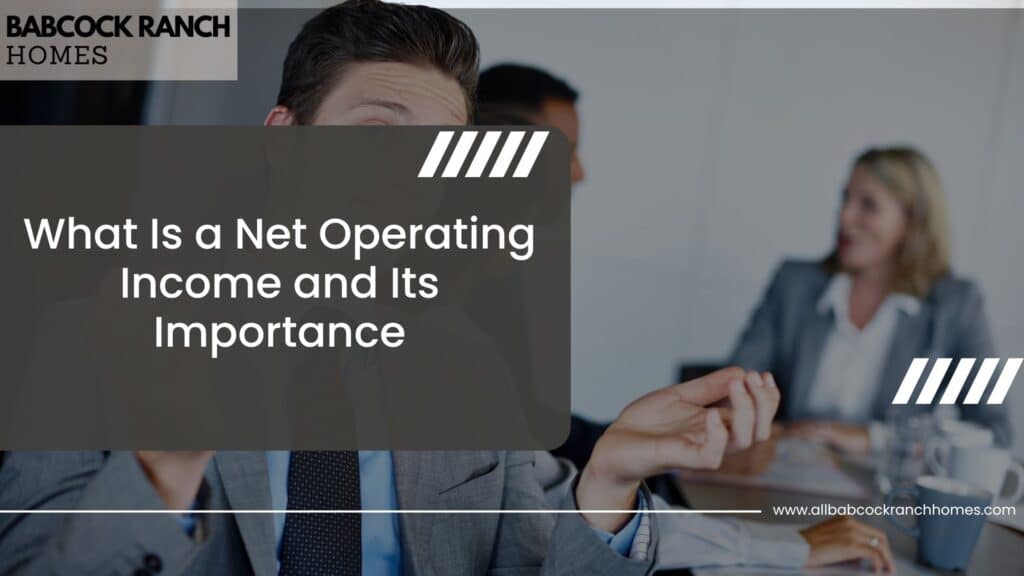 what is a net operating income and its importance