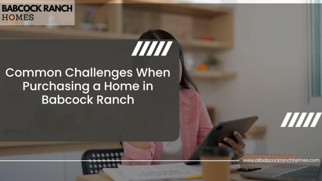 common challenges when purchasing a home in babcock ranch