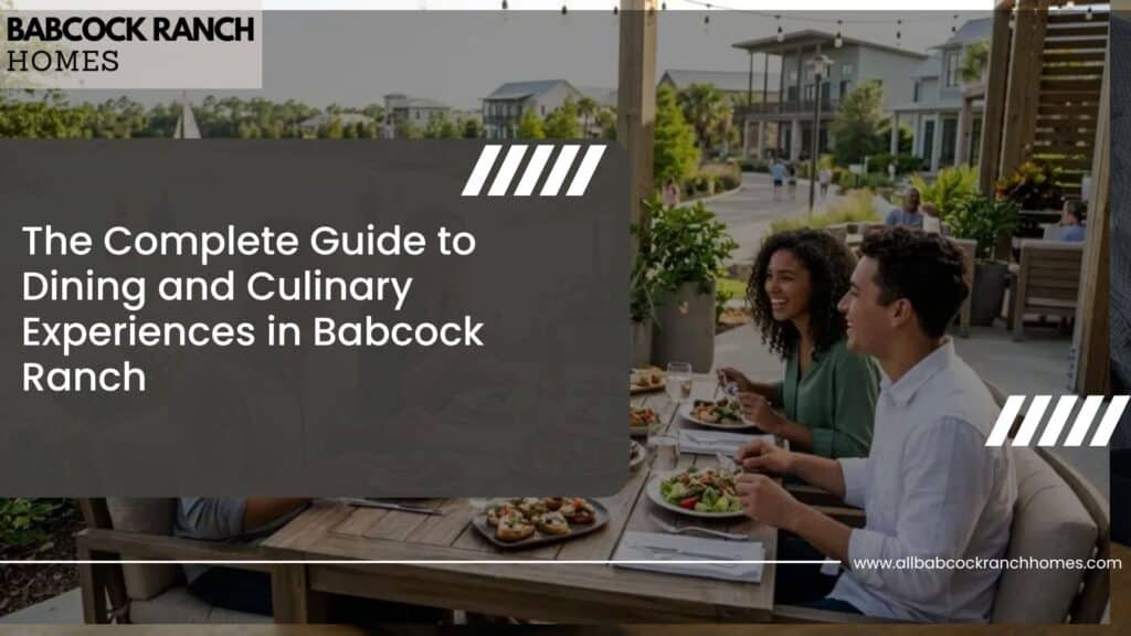 babcock ranch restaurants