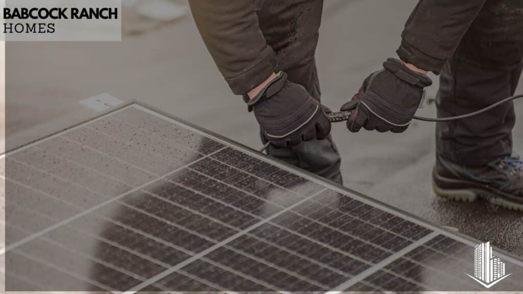 the solar infrastructure powering the community