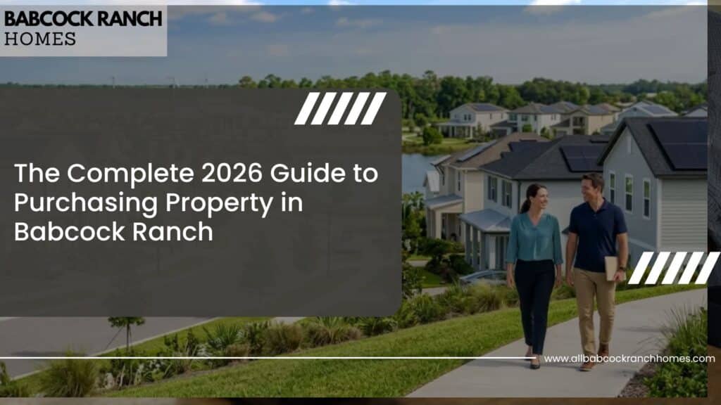 buying property babcock ranch